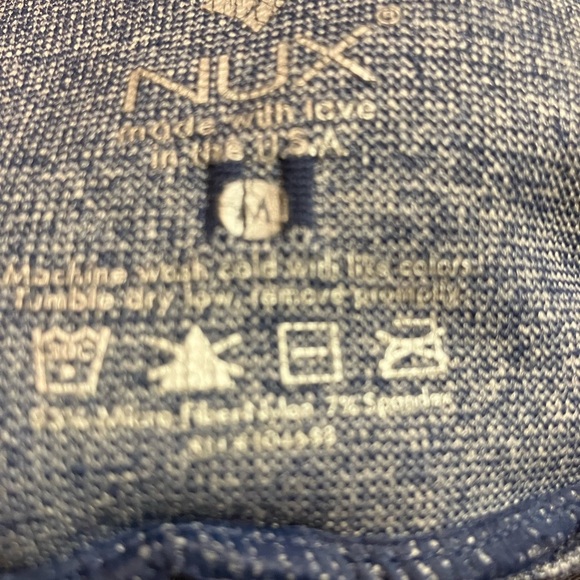 NUX Camden Blue Leggings Size M - Picture 6 of 10